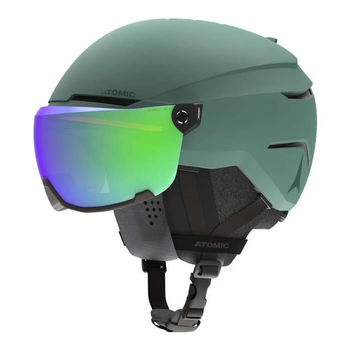 Casca Atomic Savor Visor Stereo Green