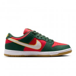 Incaltaminte Nike SB Dunk Low Pro Prm Fir/White/University Gold/Fire Red