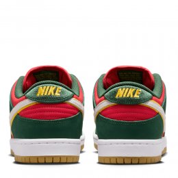 Incaltaminte Nike SB Dunk Low Pro Prm Fir/White/University Gold/Fire Red