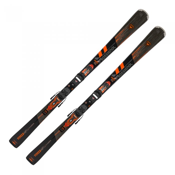 Schiuri Rossignol Forza 40D V-CA Retail Xpress + legaturi Xpress 11 GW B83 Black Orange 24/25