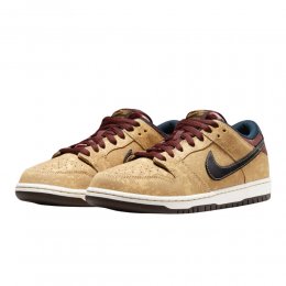 Incaltaminte Nike SB Dunk Low Pro Celestial Gold and Dark Team Red