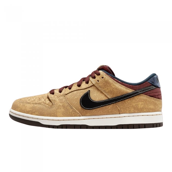 Incaltaminte Nike SB Dunk Low Pro Celestial Gold and Dark Team Red