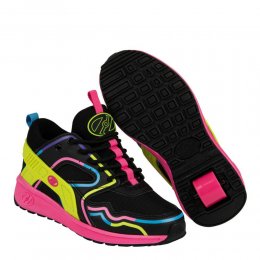 Heelys Force Smooth Black/Pink/Yellow