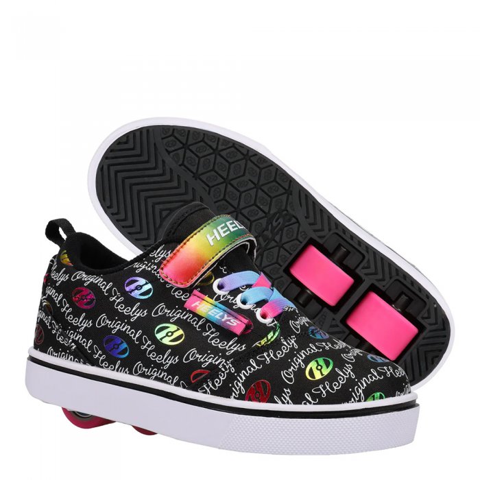 Heelys Pro 20 X2 Black/White/Rainbow