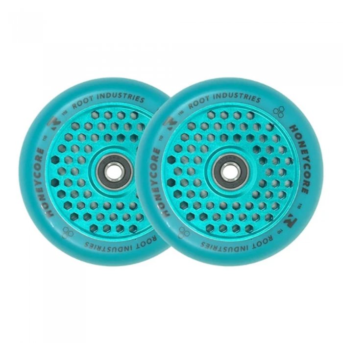 Set 2 roti Trotineta Root LTD Honeycore 110mm Blue/Blue