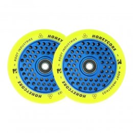 Set 2 roti Trotineta Root LTD Honeycore 110mm Blue/Yellow