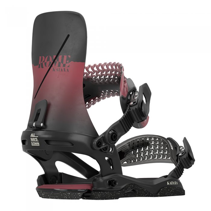 Legaturi snowboard Rome W Katana Black/Burgundy 24/25