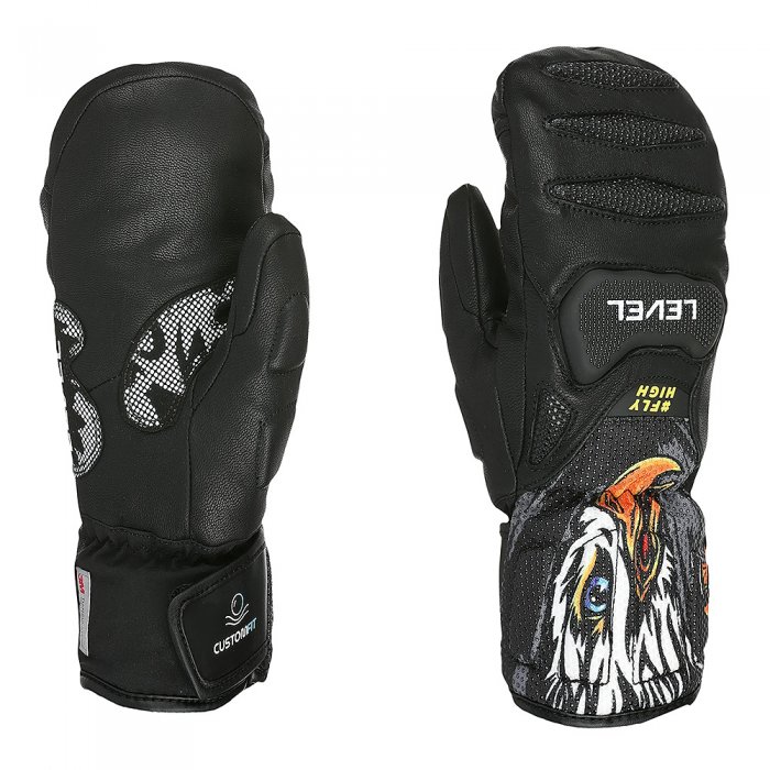 Manusi Level SQ JR CF Mitt PK Black