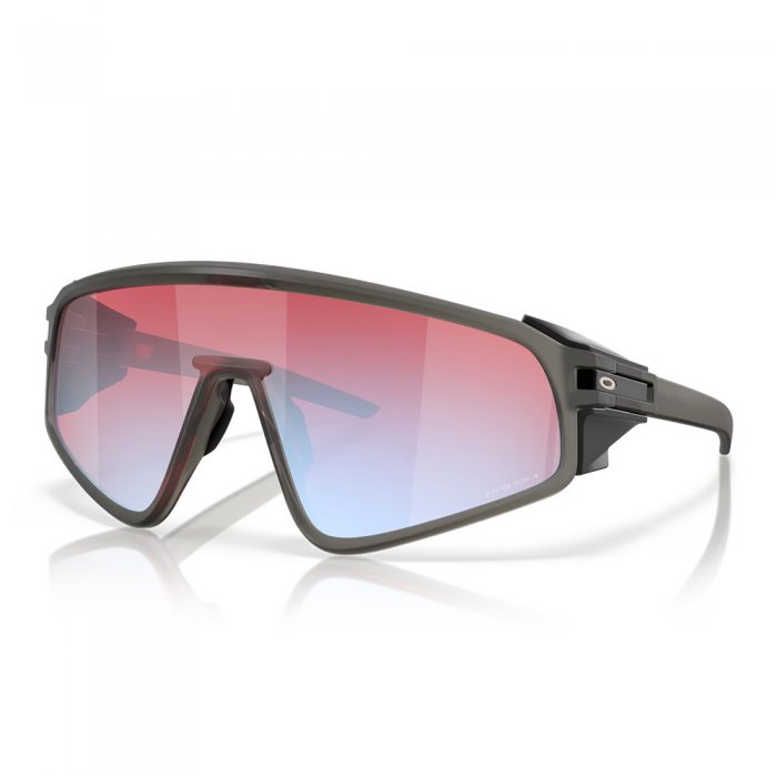 Ochelari de soare Oakley Latch Panel Matte Grey Smoke Prizm Snow Sapphire