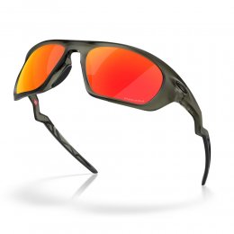 Ochelari de soare Oakley Lateralis Matte Olive Ink Prizm Ruby