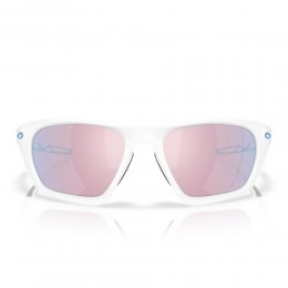 Ochelari de soare Oakley Lateralis Matte White Prizm Snow Sapphire