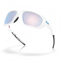 Ochelari de soare Oakley Lateralis Matte White Prizm Snow Sapphire