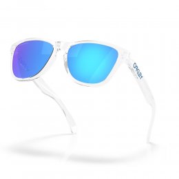 Ochelari de soare Oakley Frogskins S Polished Clear Prizm Sapphire