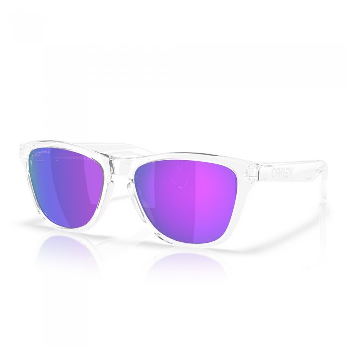 Ochelari de soare Oakley Frogskins S Polished Clear Prizm Violet