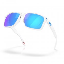 Ochelari de soare Oakley Holbrook XXL Polished Clear Prizm Sapphire Polarized