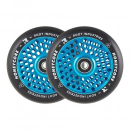 Set 2 roti Trotineta Root Honeycore Black 110mm Blue