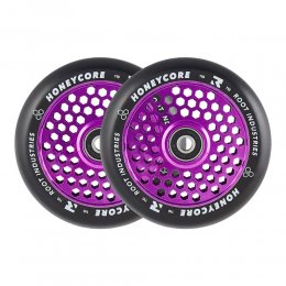 Set 2 roti Trotineta Root Honeycore Black 110mm Violet