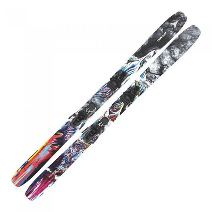 Schiuri Atomic Bent 100 + legaturi Strive 12 GW Black/Multicolor 24/25