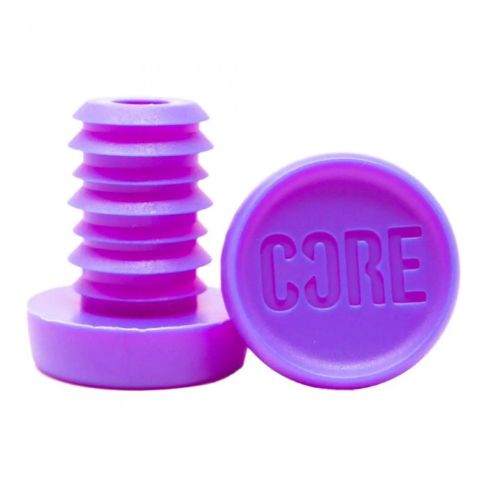 Set 2 Bar Ends Core Ghidon Otel Purple