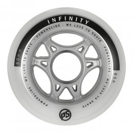 Set 4 roti Powerslide Infinity Silver/Grey 80mm/85A