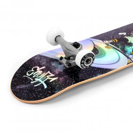 Skateboard Enuff Skully Hologram Mini Black 7.25inch