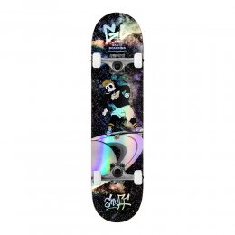 Skateboard Enuff Skully Hologram Mini Black 7.25inch