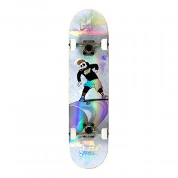 Skateboard Enuff Skully Hologram White 7.75inch