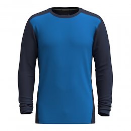 Bluza Corp Smartwool Classic All-Season Merino Crew Boxed Laguna Blue/Deep Navy 24/25