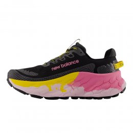 Incaltaminte New Balance Fresh Foam More Trail V3 Black/Ginger Lemon/Real Pink