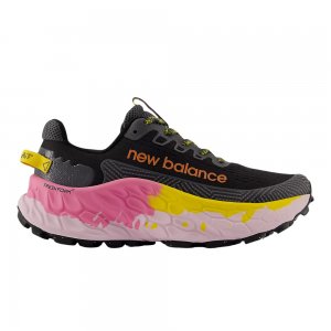 Incaltaminte New Balance Fresh Foam More Trail V3 Black/Ginger Lemon/Real Pink