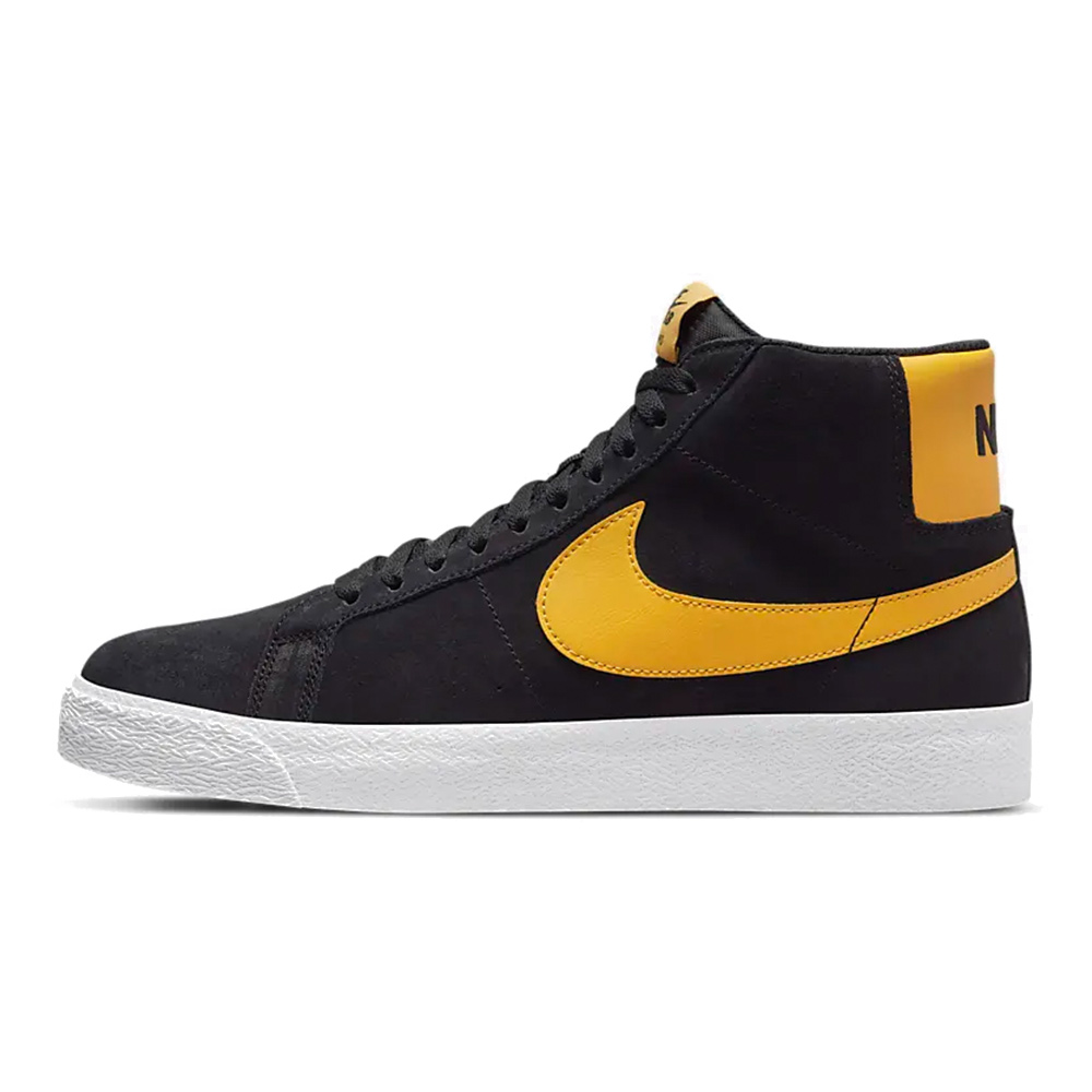 Incaltaminte Nike SB Zoom Blazer Mid Black/Black/White/University Gold ...