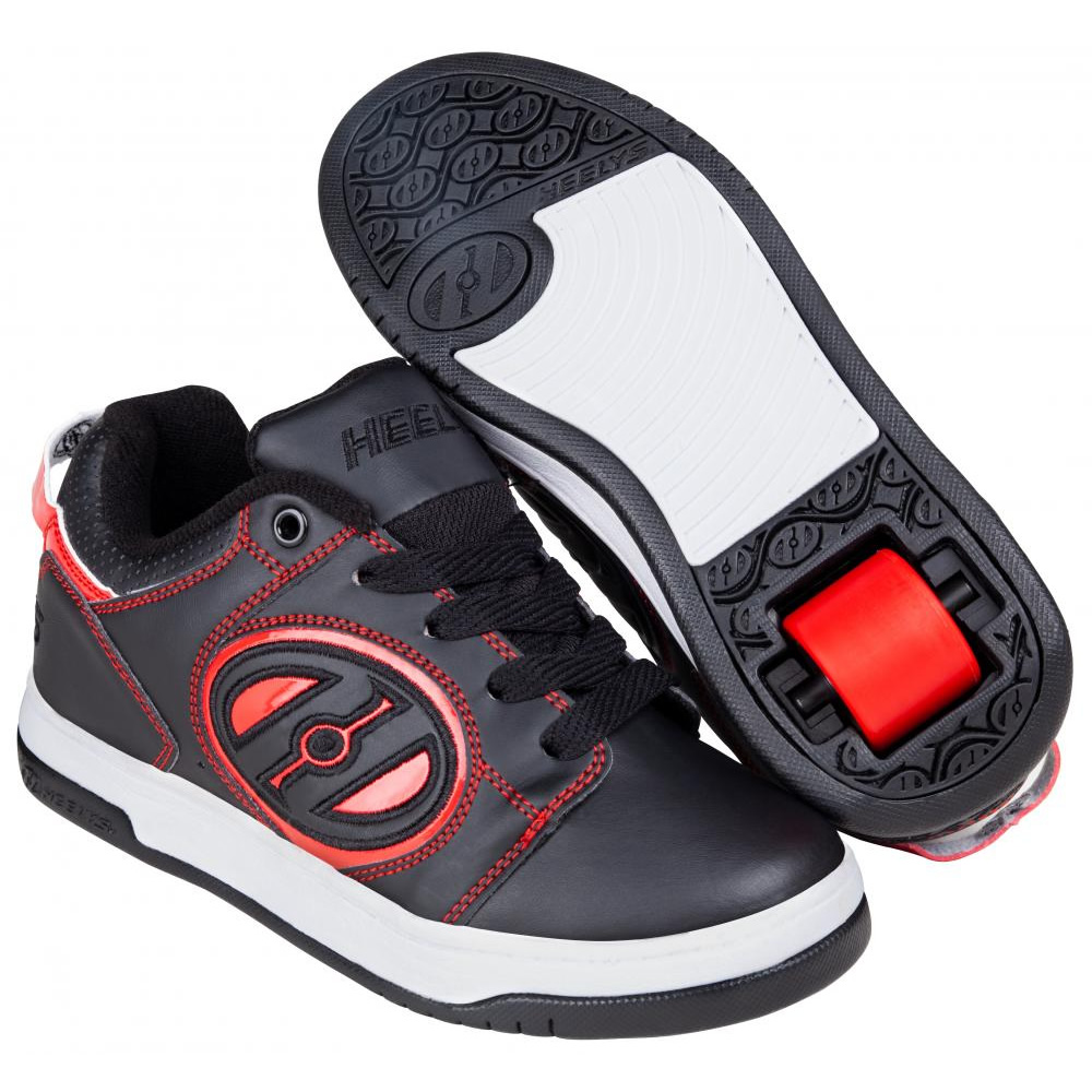 Heelys Voyager Black Red Skates Ro